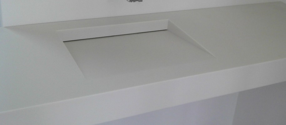 Handwaschbecken in Corian